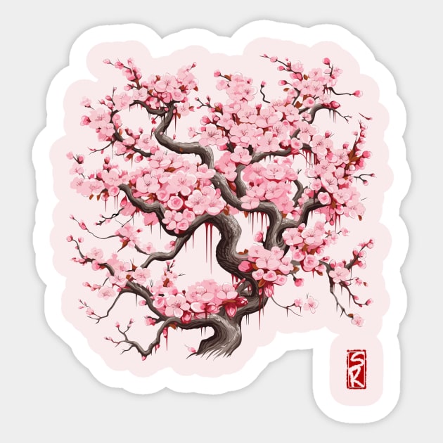 Sakura flower Sticker by siriusreno